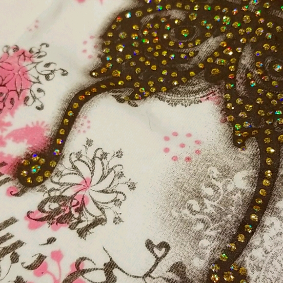 **SOLD** New Cato "Daddy's Girl" Embellished Shirt - Picture 7 of 13